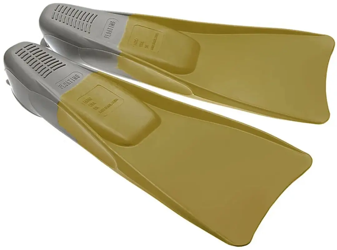 Mad Wave Pool Colour Long Flippers voor kinderen - Kaki - afbeelding 2 van 4