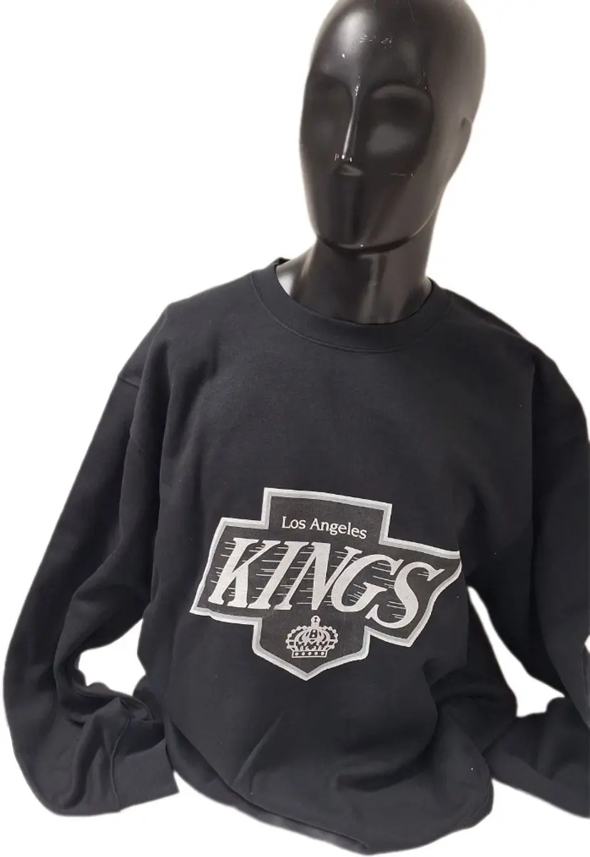 LOS ANGELES KINGS- CREWNECK- BLACK-M