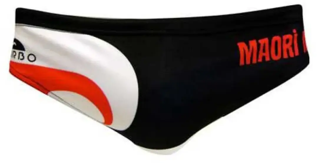 Turbo Maori Red/black Man Zwemslip Rood,Wit,Zwart L Man