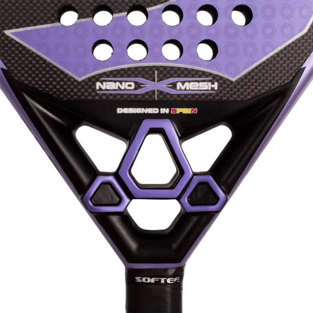 Softee Trionic Nano A005779 Paddle Racket - Paars - afbeelding 2 van 6