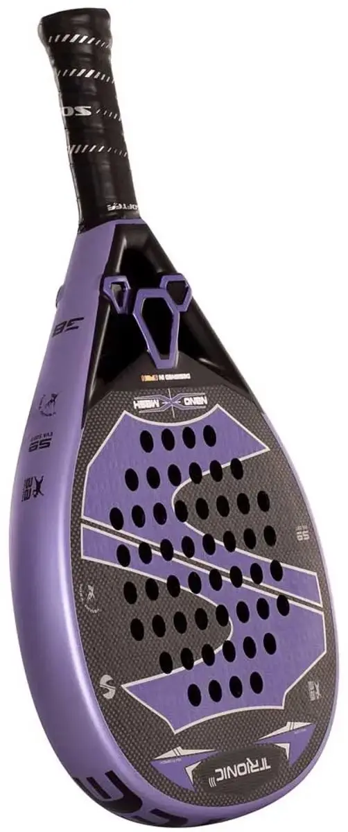 Softee Trionic Nano A005779 Paddle Racket - Paars - afbeelding 6 van 6