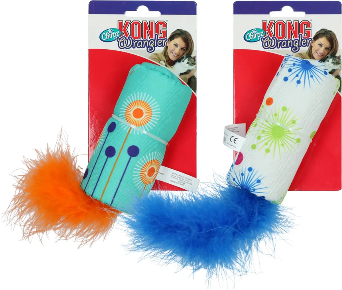 KONG Cat Wrangler Chirpz Kattenspeelgoed