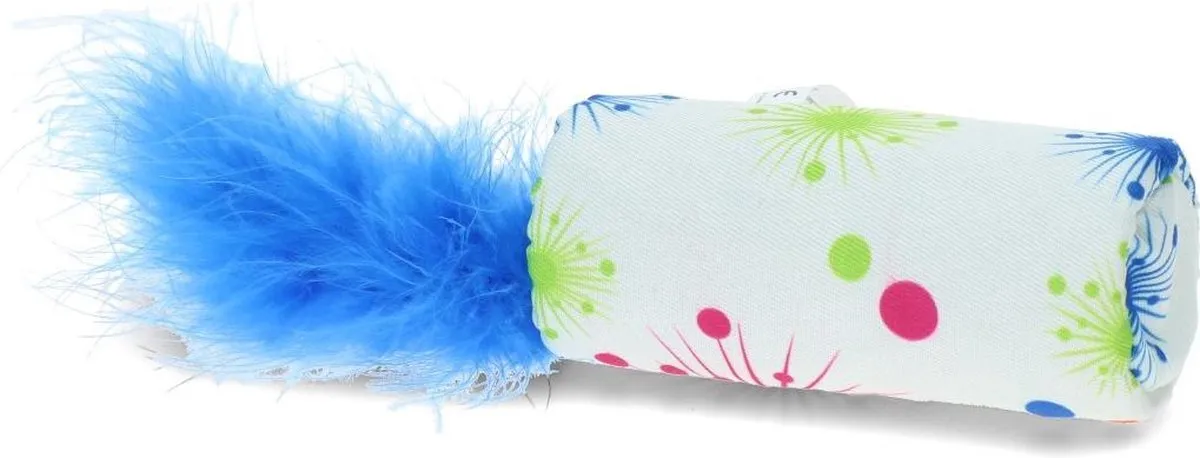 KONG Cat Wrangler Chirpz Kattenspeelgoed - 3 Stuks - Blauw/Oranje/Wit - afbeelding 6 van 6