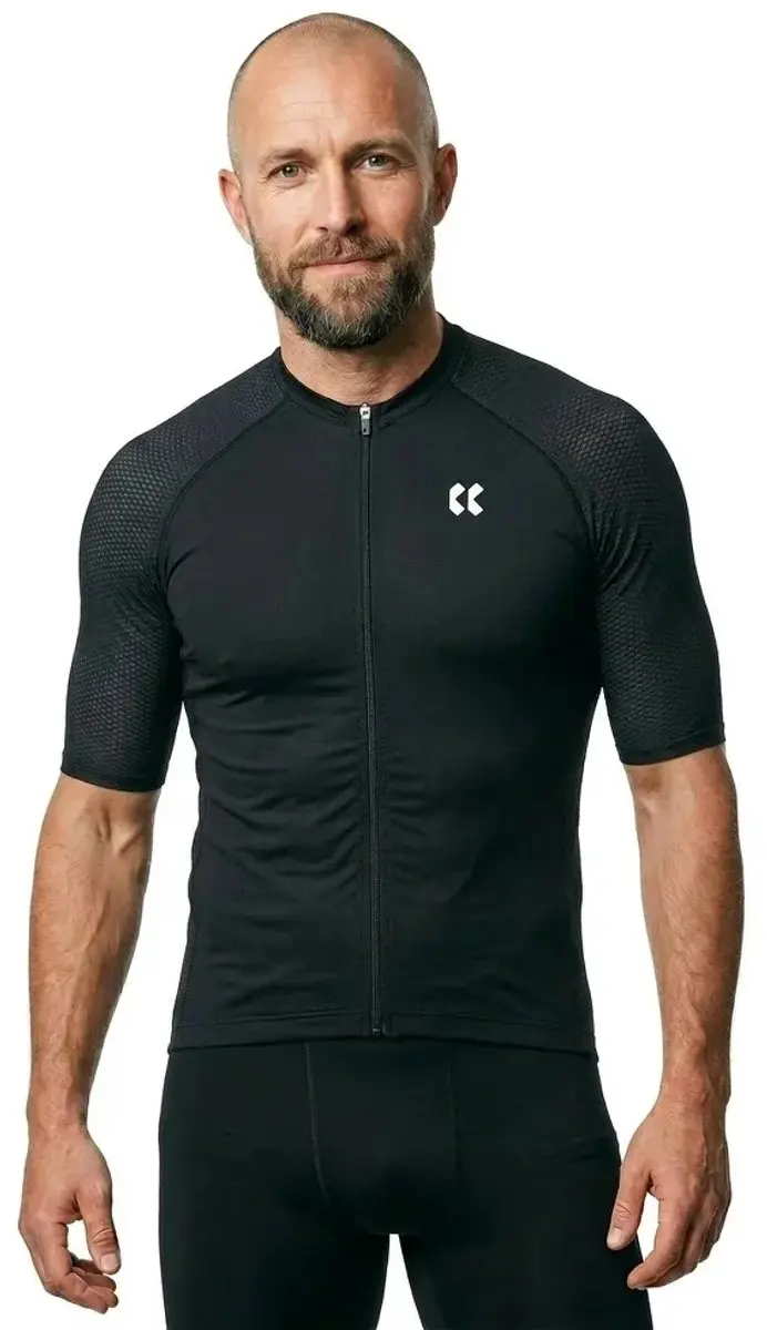 Kalas Passion Z5 Verano Korte Mouw Wielertrui Zwart XL Man