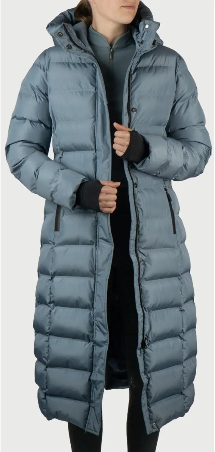Horka Eloise Lange Pufferjas - Blue Mist - Maat L - afbeelding 6 van 6