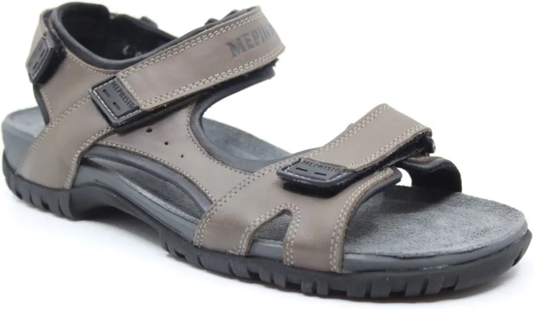 Heren Sandalen Mephisto Brice Pewter Grizzly Bruin