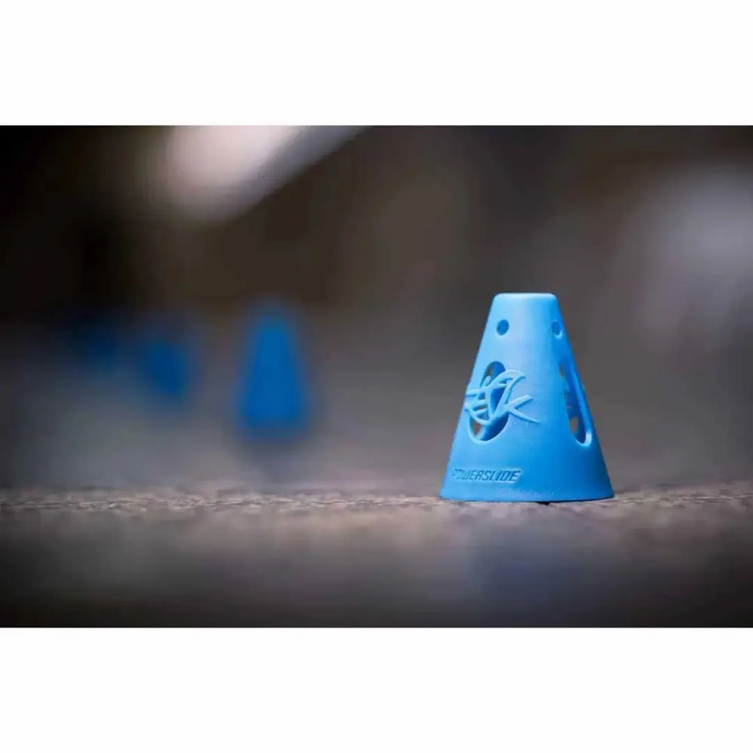 Powerslide Slalom Pionnen - 10 stuks - Blauw - afbeelding 6 van 6