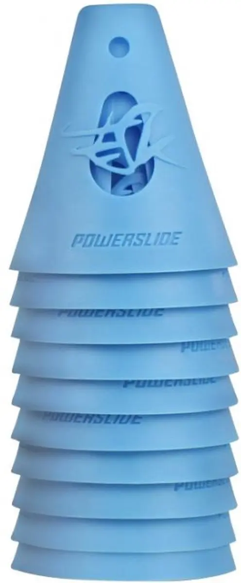 Powerslide Slalom Pionnen - 10 stuks - Blauw - afbeelding 4 van 6