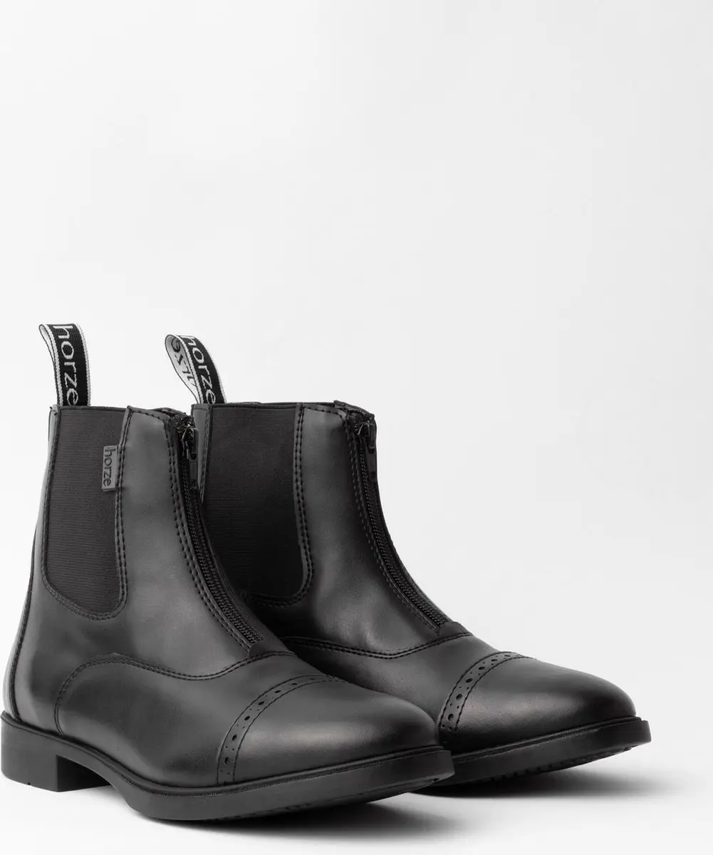 Horze Wexford jodhpurs met rits vooraan, dames, Black, 42