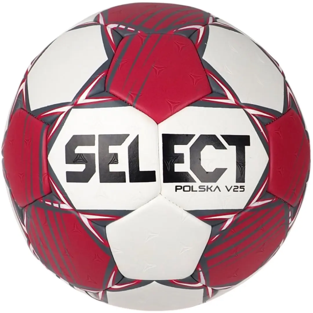 Select Bal Hand Polska v25 Wit-Rood