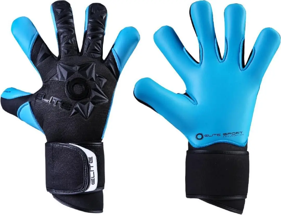 Elite Sport Neo Aqua Keepershandschoenen - Zwart / Aqua | Maat: 11