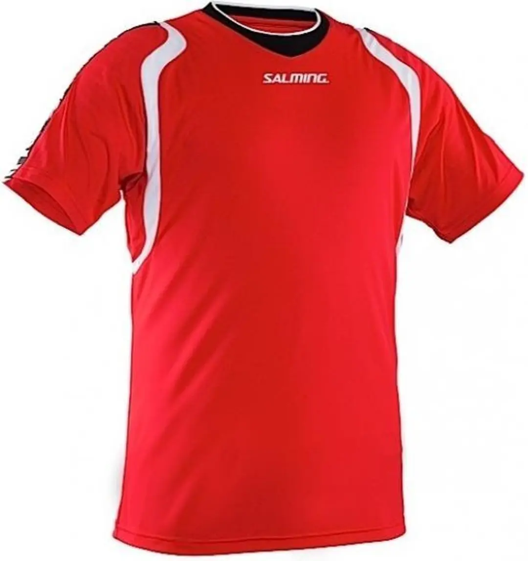 Salming Rex Shirt - Rood / Wit - maat 140