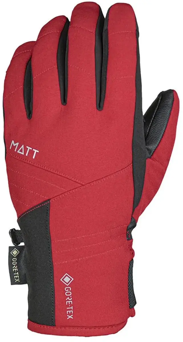 Matt Shasta Junior Gore-Tex Kinderskihandschoenen - Rood - afbeelding 2 van 2