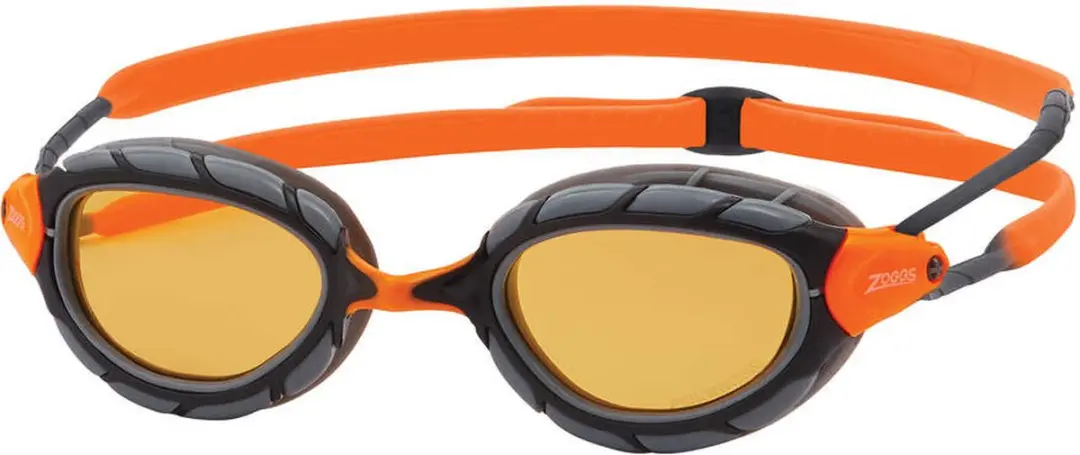 Zoggs Predator Pol Ultra Gepolariseerde Zwembril - Oranje/Grijs - afbeelding 3 van 3