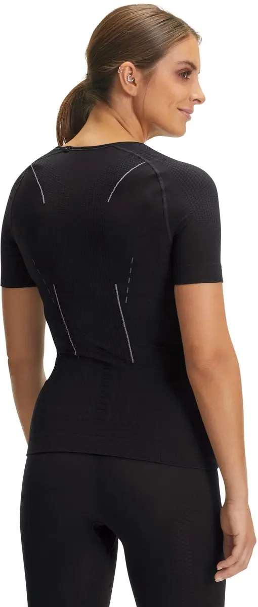 FALKE RU Impulse Round Neck met compressie functioneel functioneel shirt met korte mouwen dames zwart - maat 01