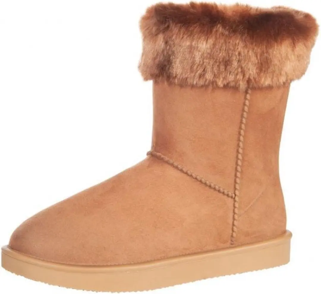 HKM Allweatherlaars Davos Fur waterproof camel maat 42