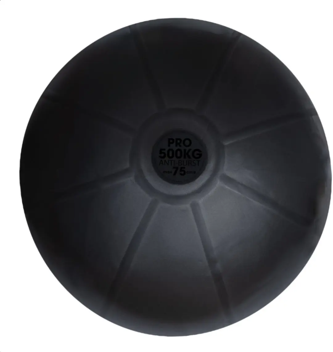 MADFitness - Balansbal - PVC - max 500 kg belastbaar- Diameter 75 cm- Zwart