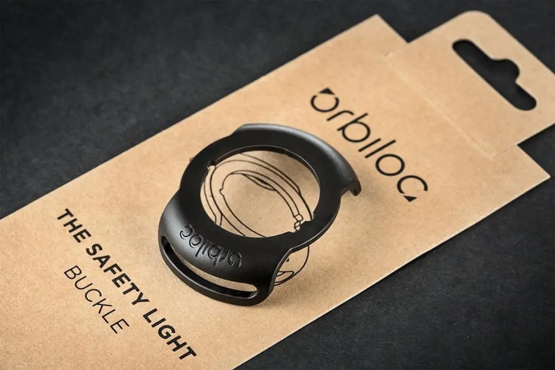 Orbiloc Buckle Veiligheidslampje - Zwart - afbeelding 3 van 3