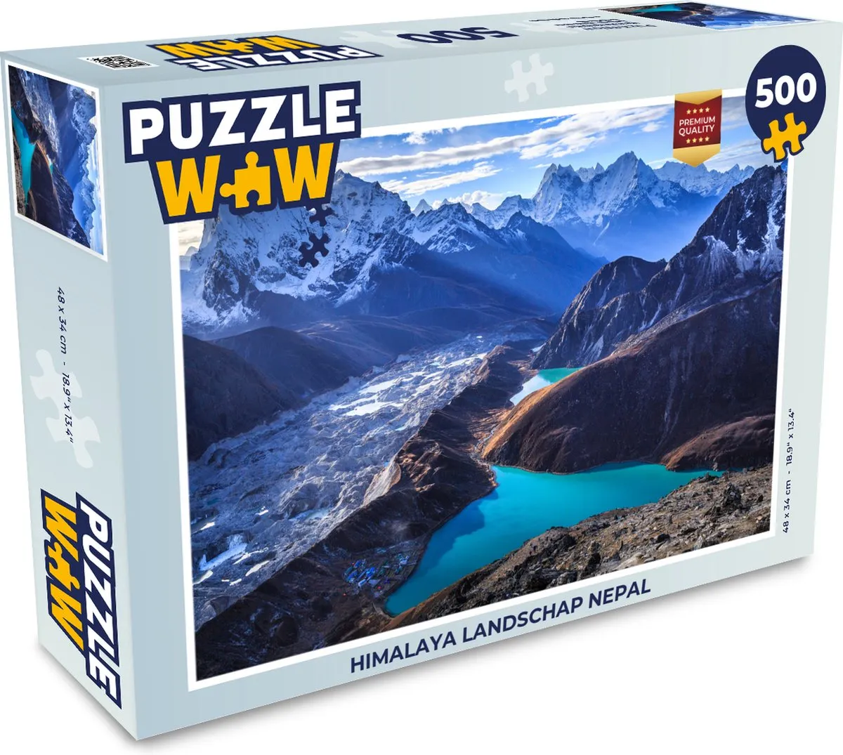 PuzzleWow Himalaya Landschap Nepal Legpuzzel 500 Stuks