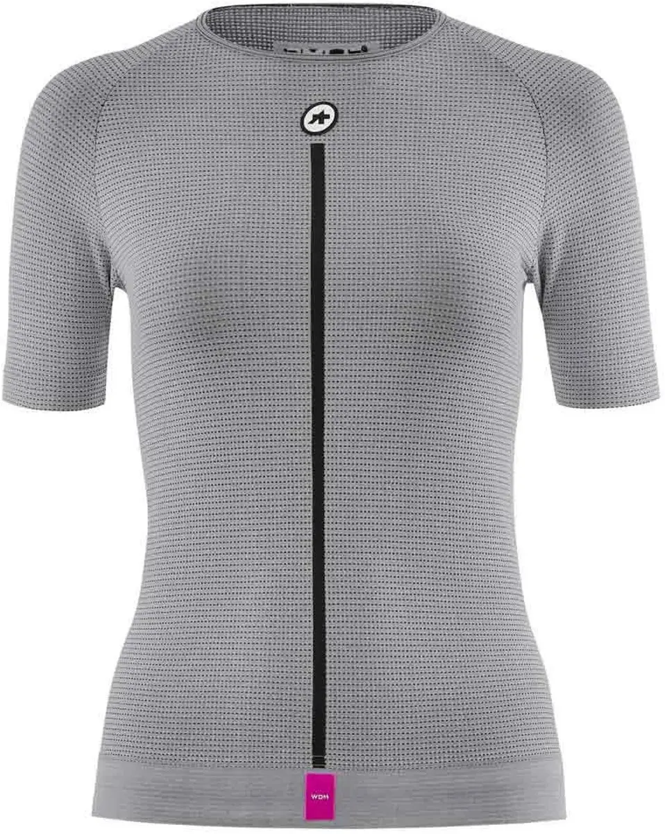 Assos 1/3 Skin P1 Korte Mouwen Basislaag Grijs II Vrouw