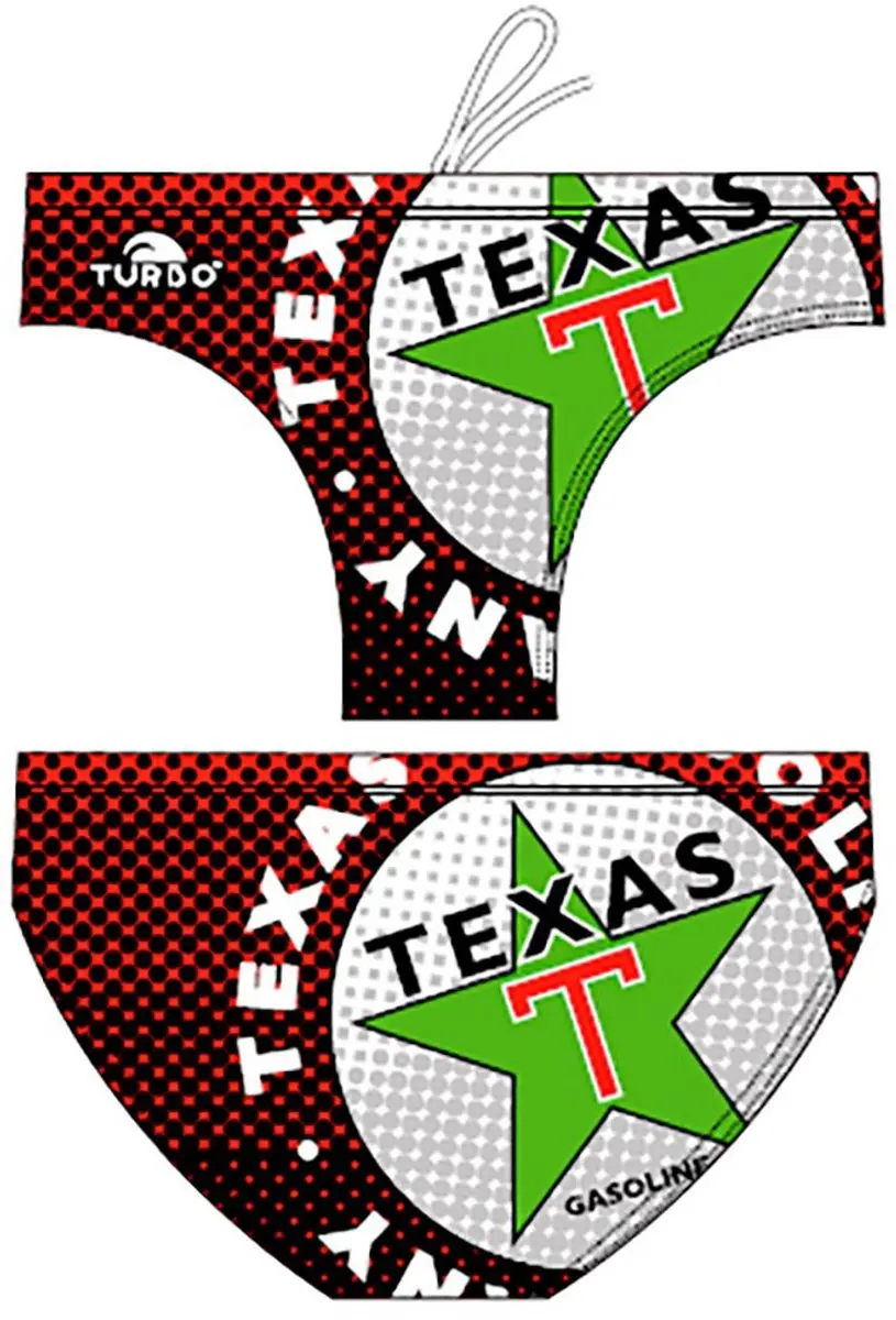 Turbo Texas-gasoline Blurred Zwemslip Veelkleurig 3XL Man