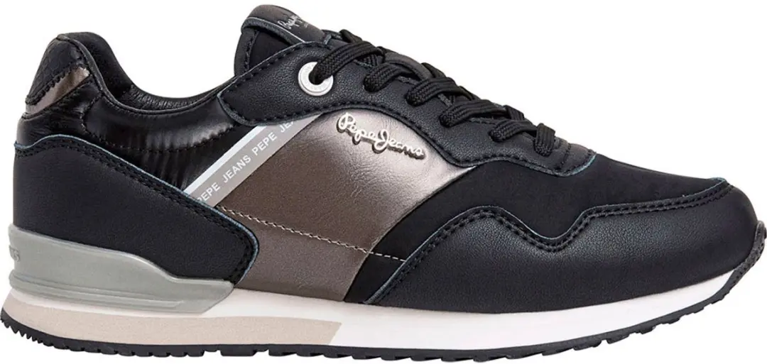 Pepe Jeans London Shine Schoenen Zwart EU 39 Vrouw