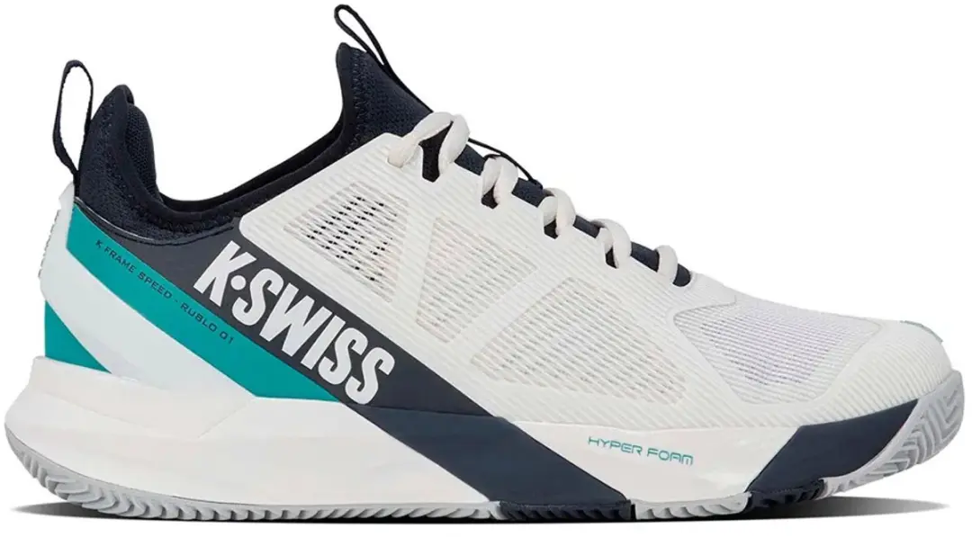 K-swiss K-frame Speed Rublo Clay Court Schoenen Wit EU 42 Man
