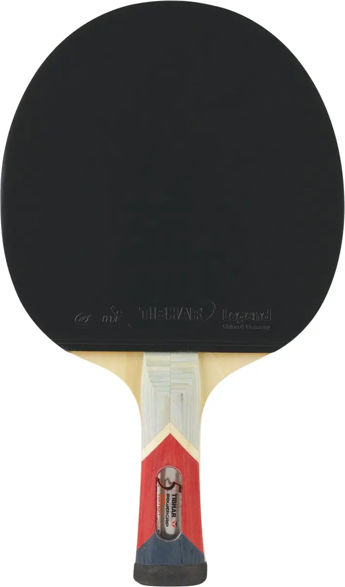 Tibhar XXX Powergrip Red Edition Tafeltennisracket - afbeelding 4 van 5
