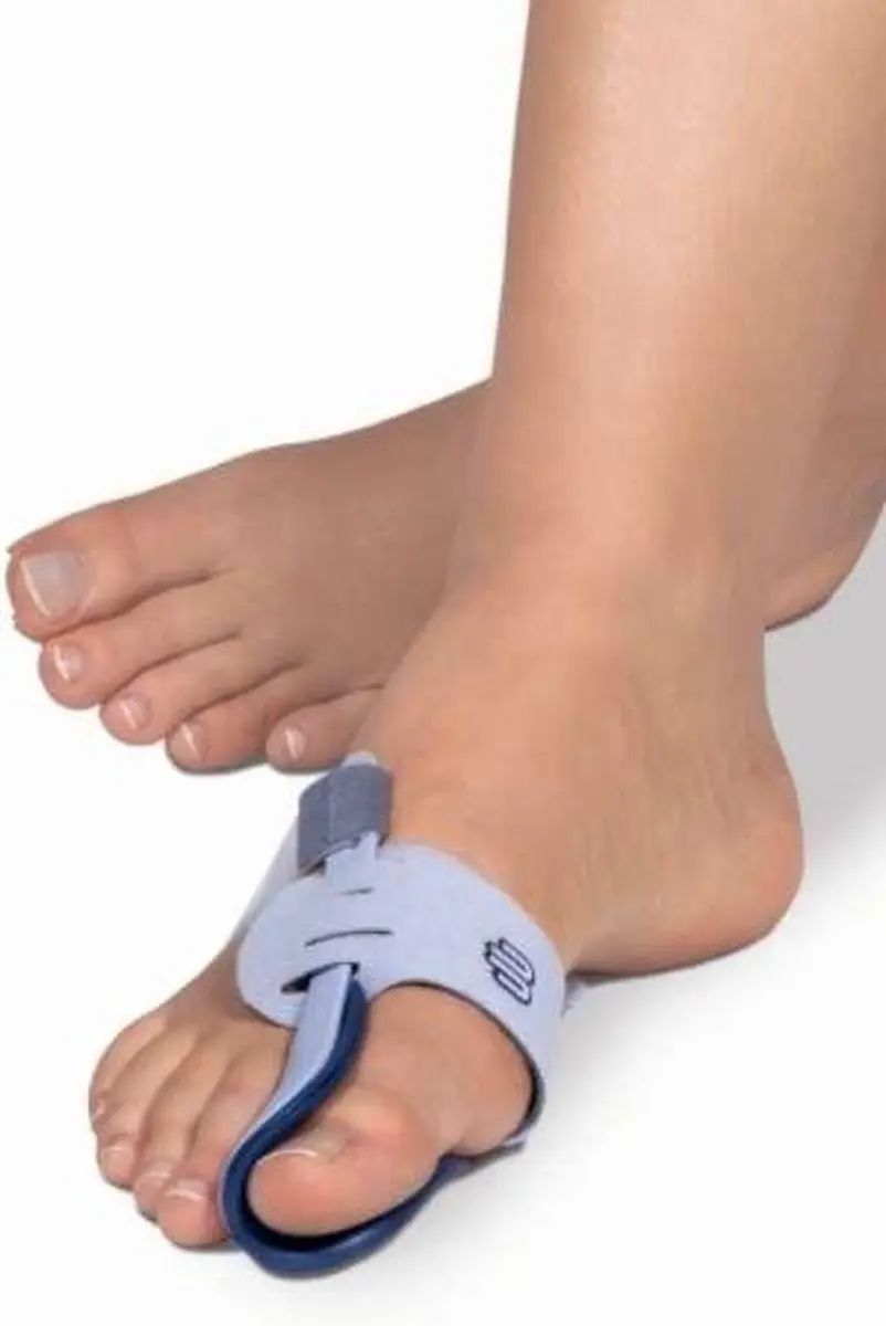 Bauerfeind ValguLoc Teenbrace - 1 (Schoenmaat 34-36) - Rechts - GrijsBlauw
