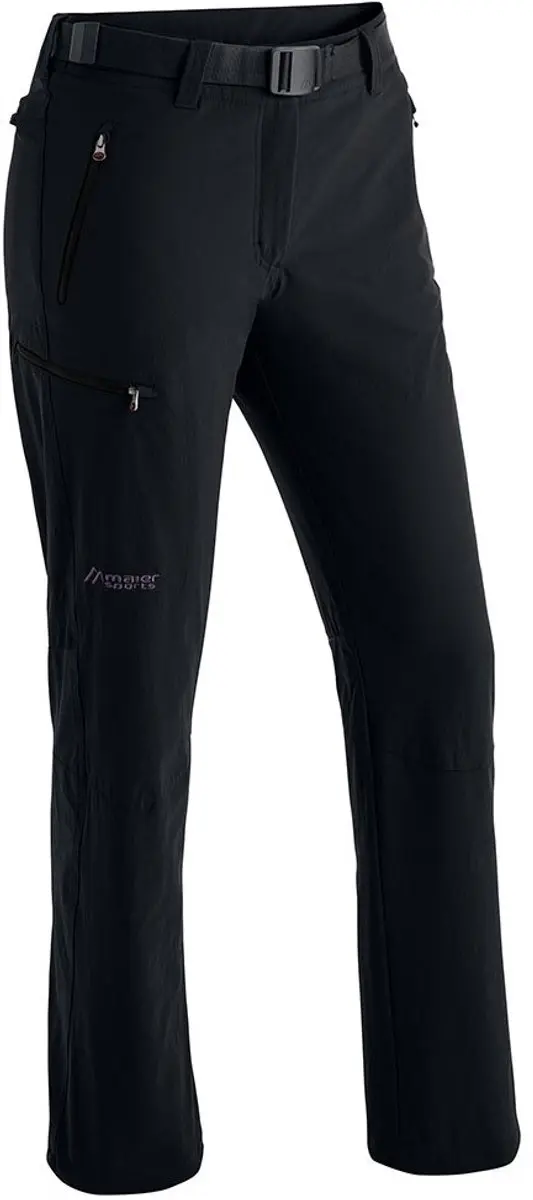 Maier Sports Rechberg lange broek Dames kort zwart Maat 44-kort