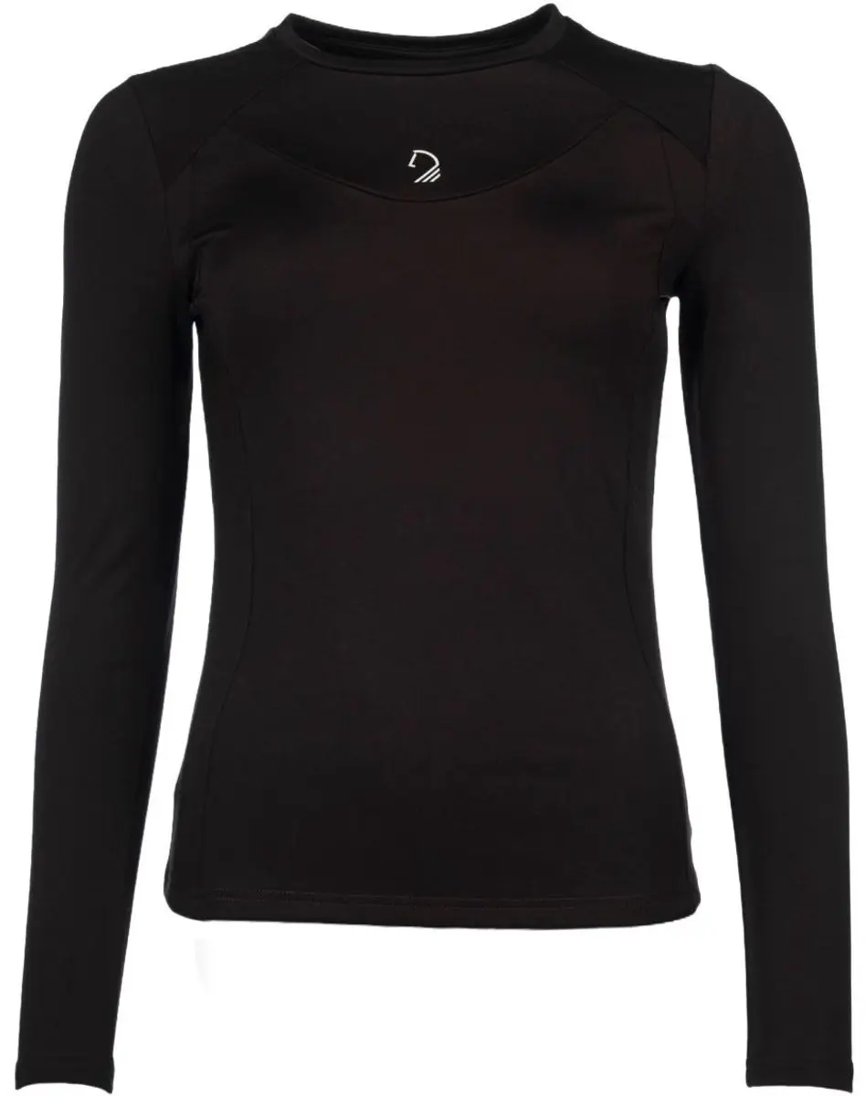 Trainings shirt lange mouw, maat l, donkerbruin, merk hkm Arezzo