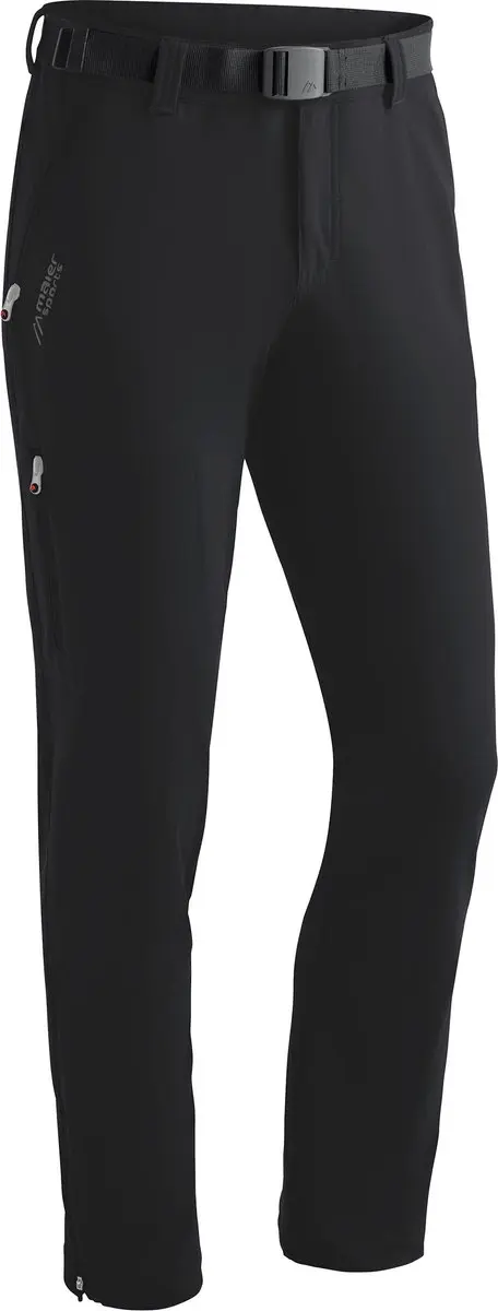 Maier Sports Naturno Slim Trekking Broek Heren, zwart Maat EU 60 (Regular)