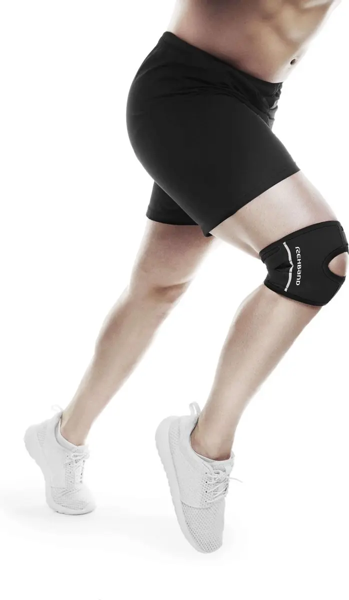 Rehband Patella Stabilizer Kniebrace | Knieschijf patellaband | Zwart - Maat L