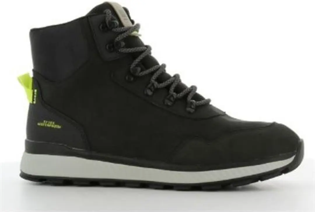 Safety Jogger Street Hoge Wandelschoen Waterproof met extra grip Zwart