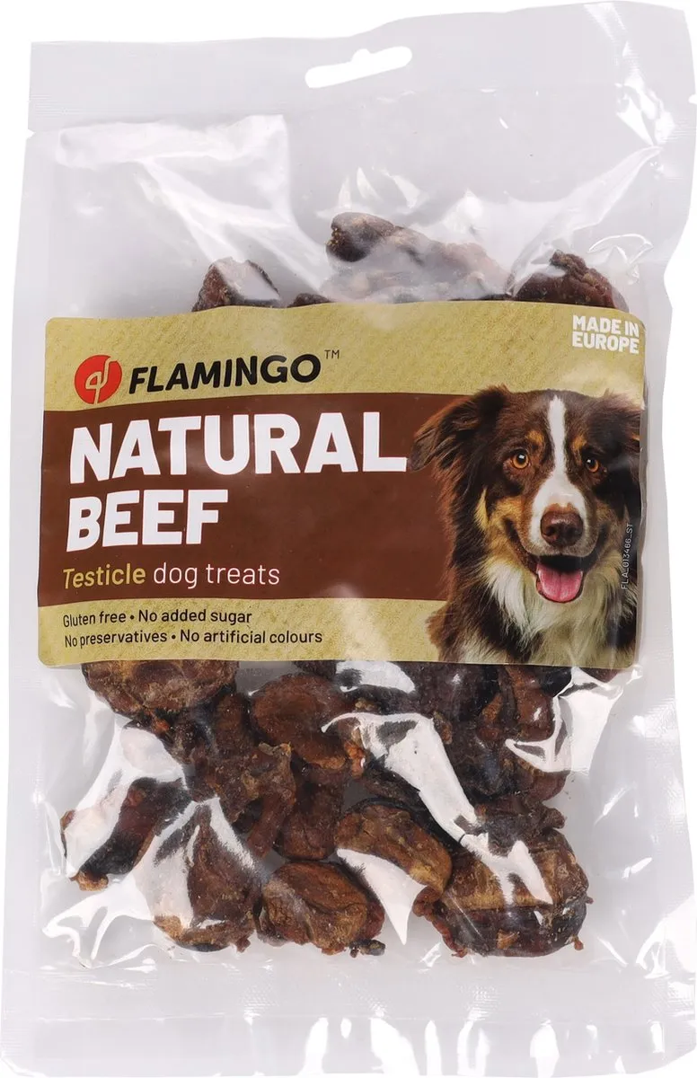 Flamingo Nature Snack Rundertestikels 200g