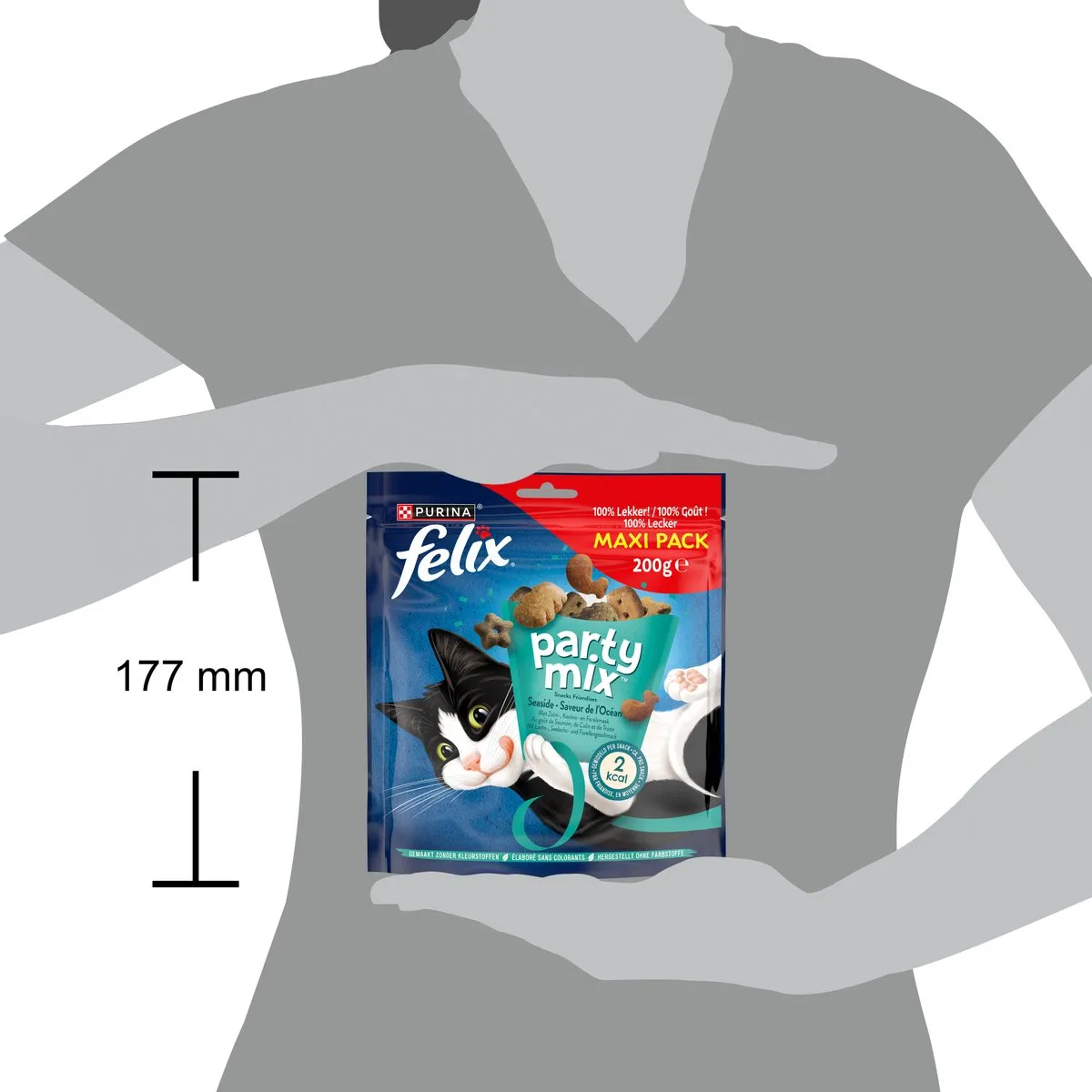 Felix Party Mix Seaside Kattensnacks - 5x200g