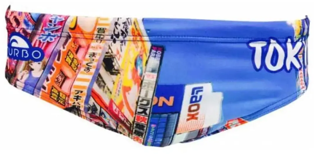 Turbo Tokyo City Zwemslip Blauw S Man