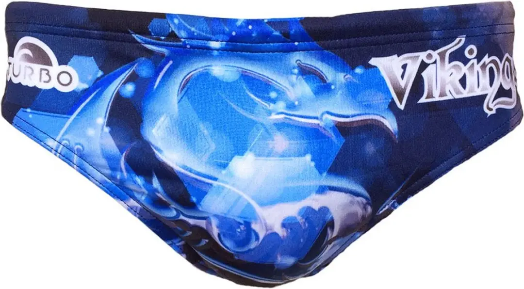 Turbo Viking Emblem Zwemslip Blauw S Man