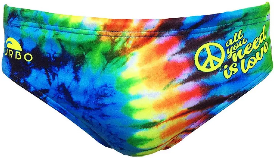 Turbo All You Need Is Love Zwemslip Veelkleurig 5XL Man
