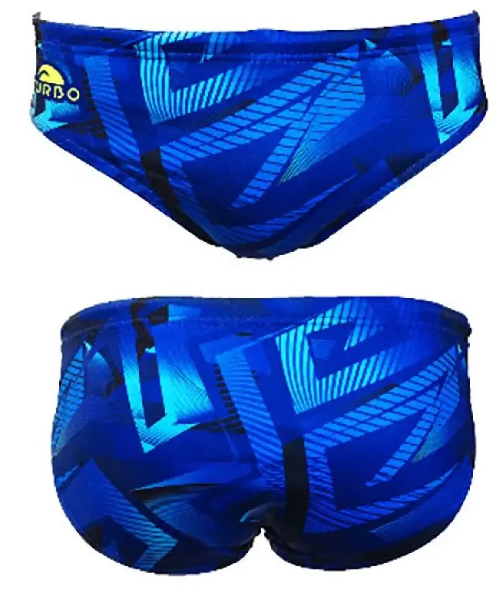 Turbo Spiral Zwemslip Blauw XL Man - afbeelding 3 van 4