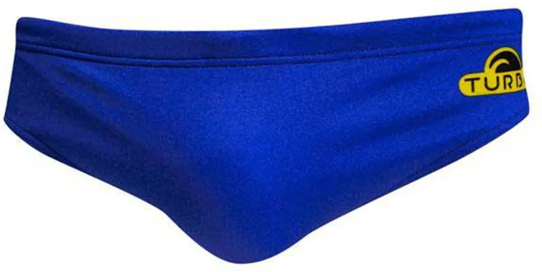 Turbo Basic Zwemslip Geel,Blauw 6XL Man
