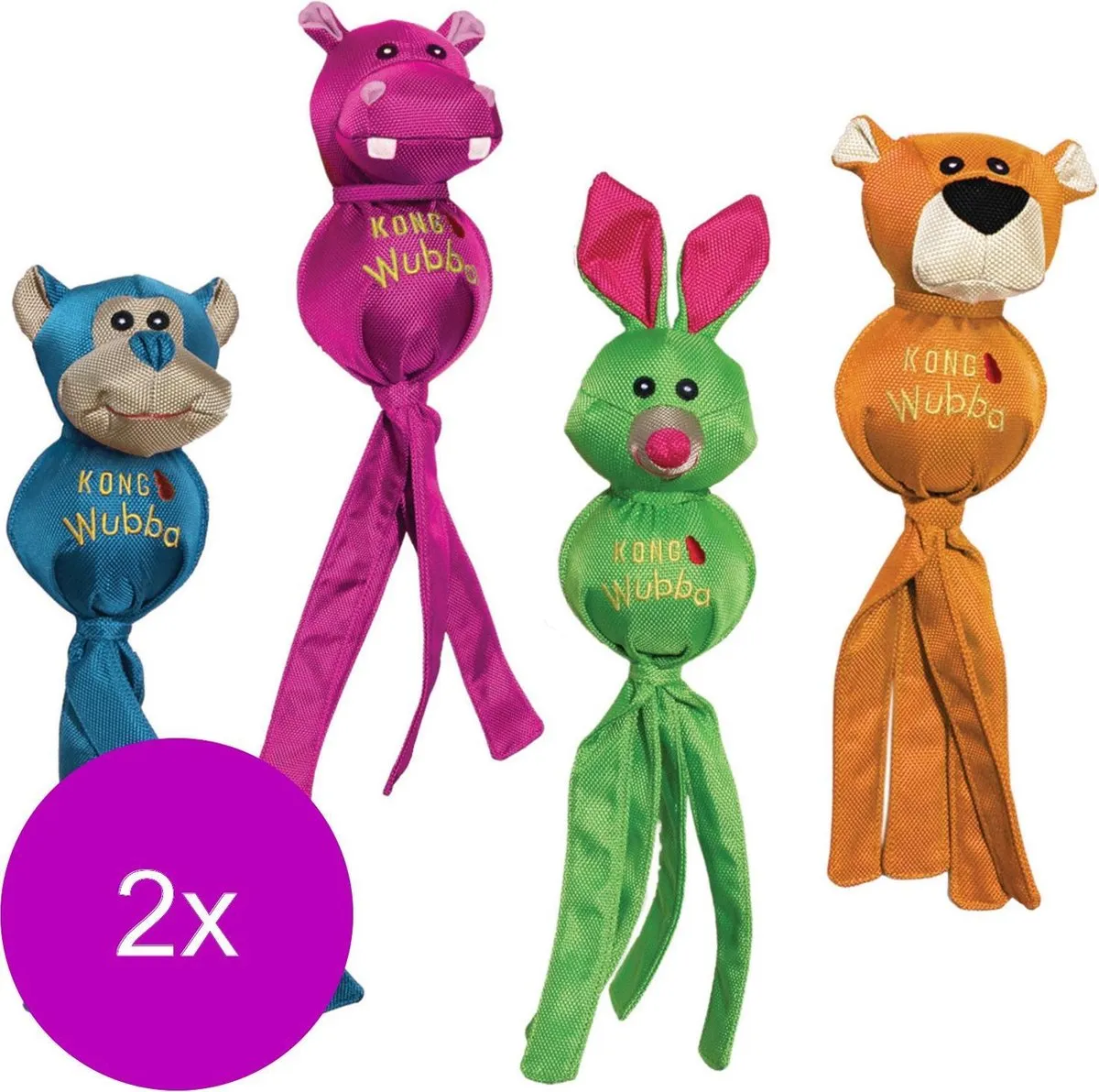 Kong wubba ballistic friend extra large - 2 st