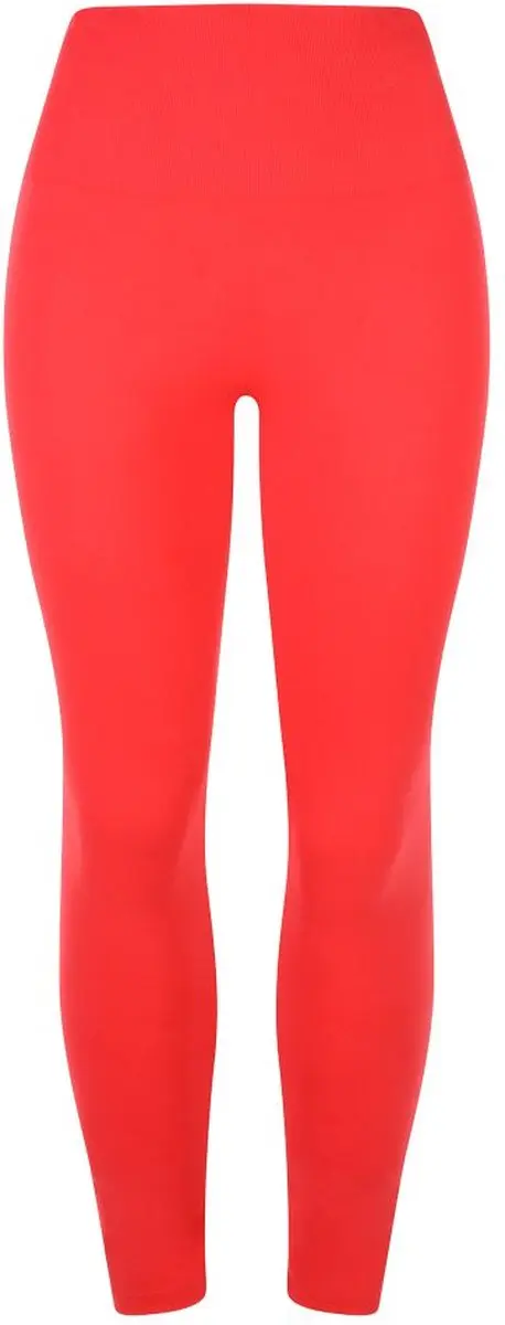 Pure2Improve Sportlegging Dames - Maat L - Rood - Trainingsbroek Dames - Sportbroek