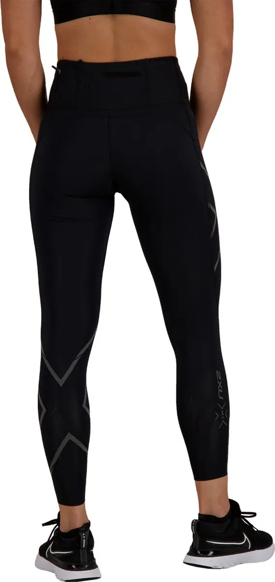 2XU Light Speed Dames Legging - Medium Compressie - Zwart - afbeelding 4 van 6