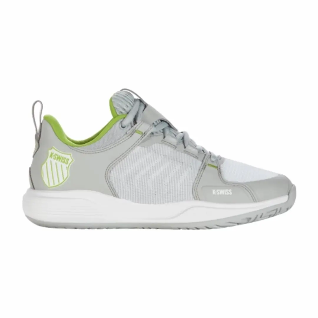 Tennisschoen K-Swiss Women Ultrashot Team Gray Violet White Lime Green-Schoenmaa