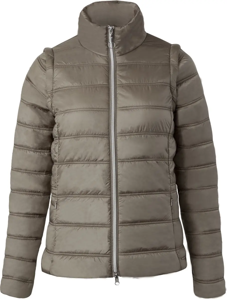 Horze Natalie Jas met afneembare mouwen, dames, Morel Brown, 38