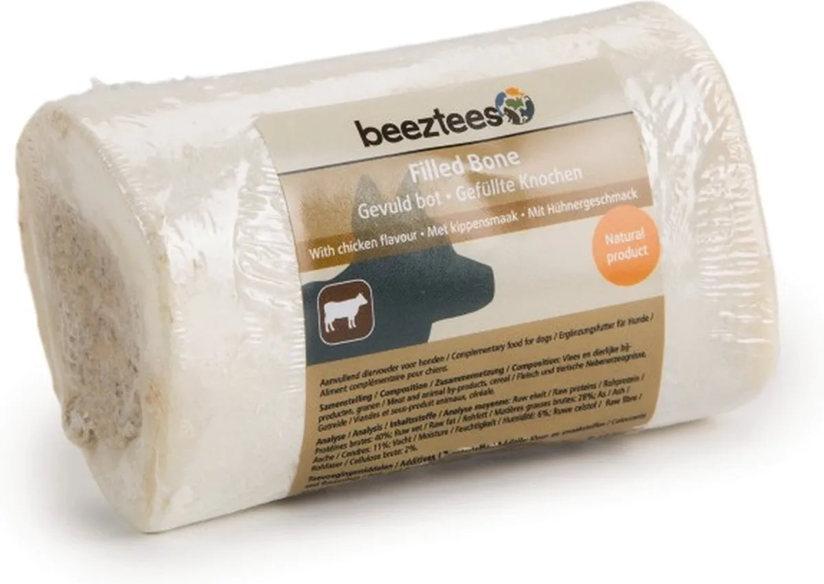 Beeztees Gevulde Kippenbot Hondensnack