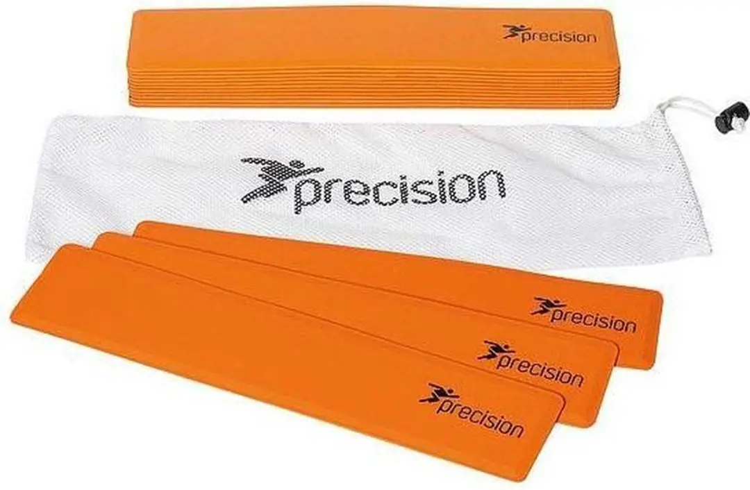 Precision Rubber Veldmarkering Set - Oranje - 15 stuks