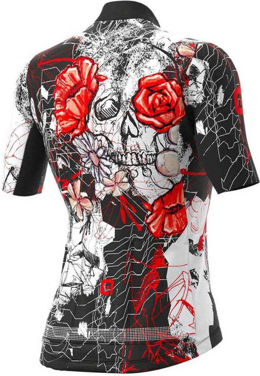 Alé PRR Skull Wielertrui Korte Mouw Dames - M - afbeelding 2 van 6