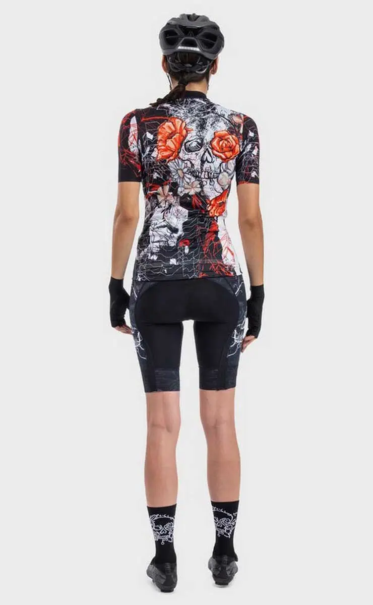 Alé PRR Skull Wielertrui Korte Mouw Dames - M - afbeelding 5 van 6